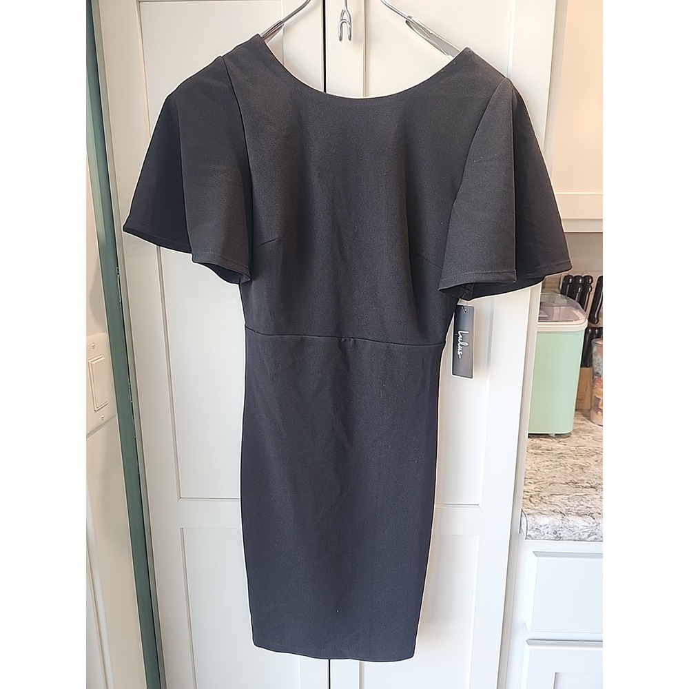 Lulus Black‎ Dress Sz Xs Open Back